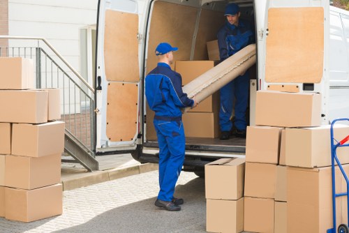 Man With Van Cubittown team preparing a secure move with safety equipment