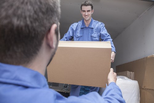 Moving van ready for a local home move in Cubitttown