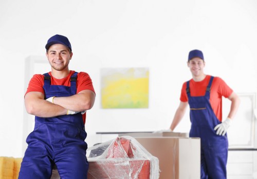 Commercial van service handling a small business move in Cubitttown