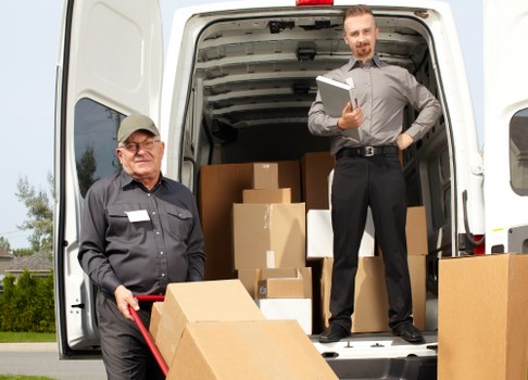 Local man with van service helping with a move in Cubitttown