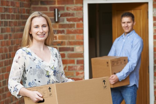 Moving team preparing a home removal in Cubitttown