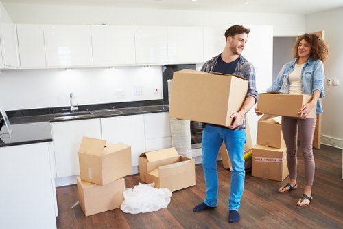 Van service for small office or furniture removals in Cubitt Town