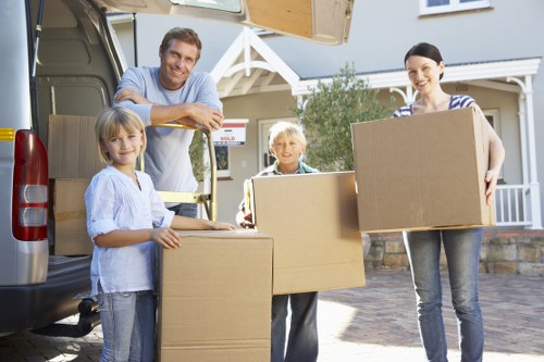 Encrypted online payment protection for Cubitt Town moving service
