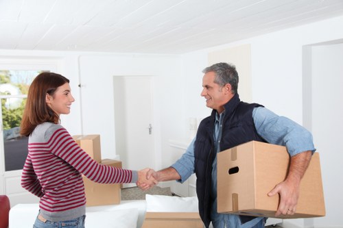 Local removal van ready for a residential move in Cubitttown