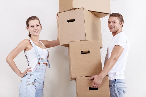 Removal crew loading furniture for a local Cubitttown move