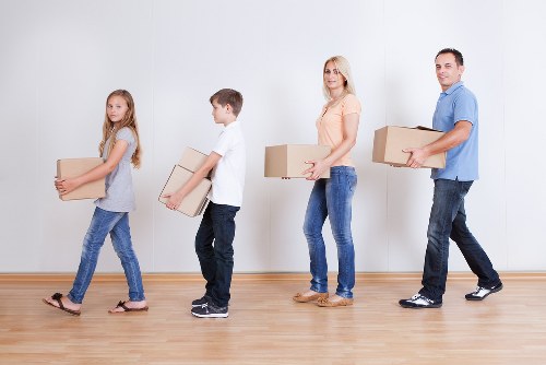Secure loading of furniture into a van